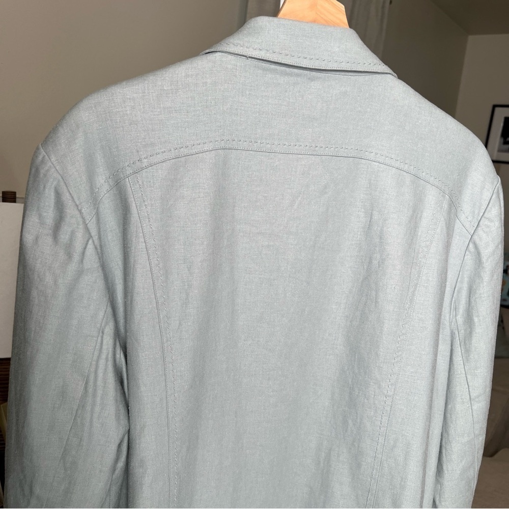 Chico’s Captiva Isle Trentino Jacket Light Blue Size 3 NWT $128 - Picture 11 of 15